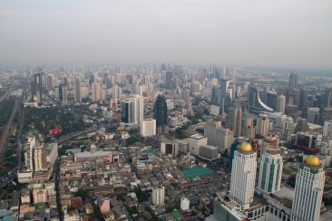 Bangkok vue de la tour Baiyoke II
