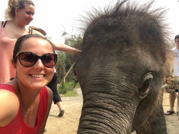 Elephant Retirement Park - Selfie !