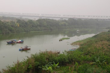 HanoÏ - Vue du pont Long Bien