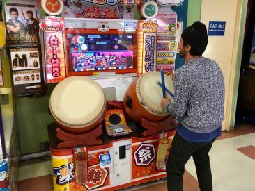 Asakusa - Thomas se défoule à la japonaise