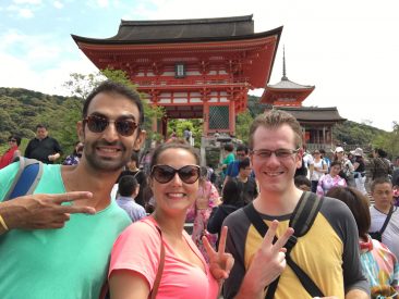 Kiyomizu Dera Temple avec Mathieu