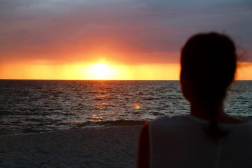 Naples - Magnifique couché de soleil 