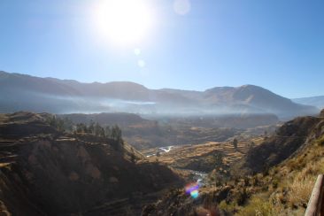 Le canyon et ses terrasses